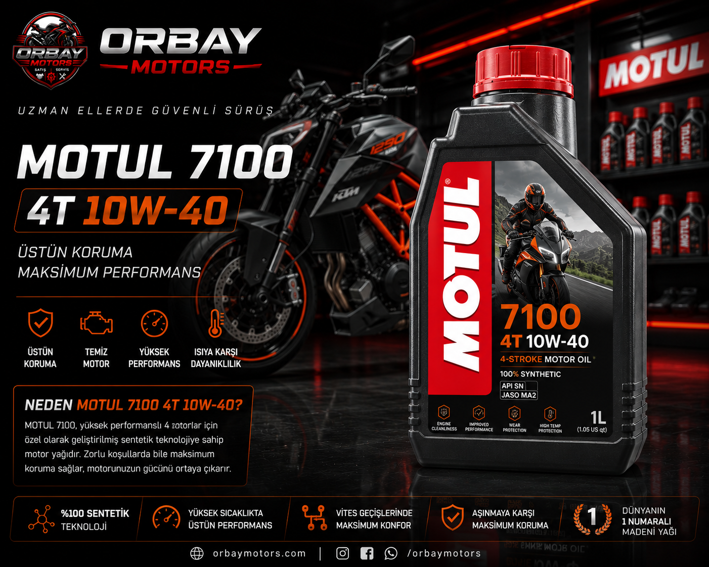 Motul 7100 10w40 4T
